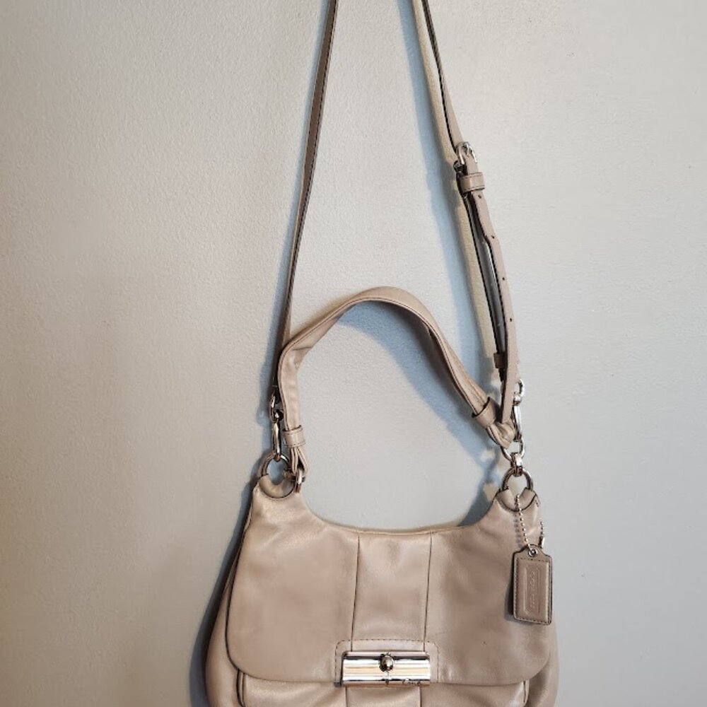 Coach Kristin Hobo Bag Tan Leather multi-strap - Picture 3 of 10